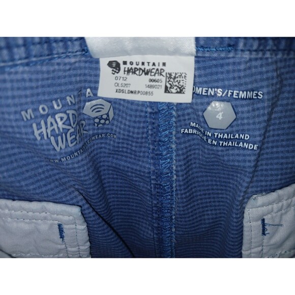 Mountain Hard‎ Wear Skirt Women's 4 Light Blue Check Outdoor Hiking Sports Skirt - Picture 3 of 8